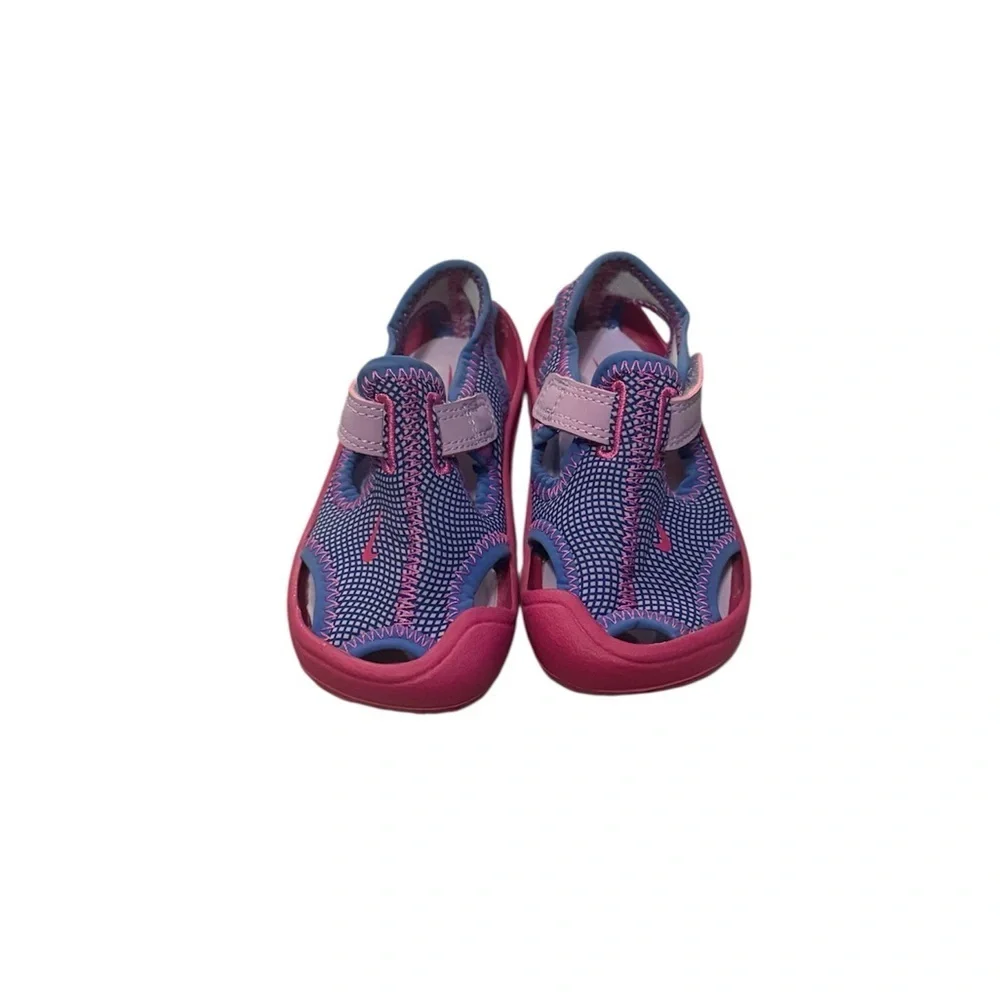 Nike Kids Fuchsia and Navy Water Shoes